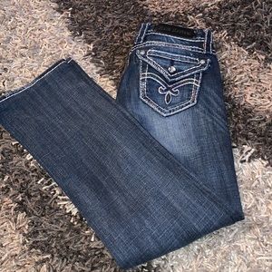 Rock Revival Luna Easy Boot Jean size 26 Good Cond inseam 31 1/2